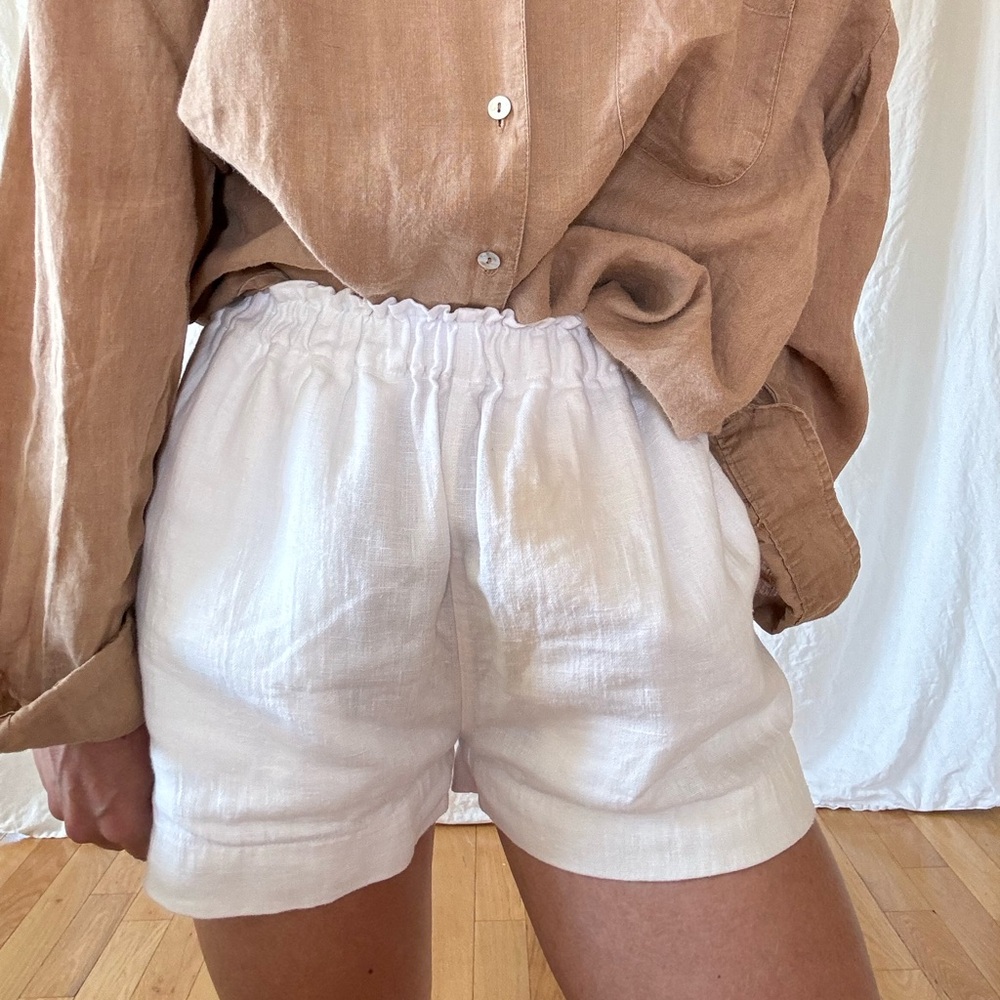 Shelter linen Eva shorts NWT